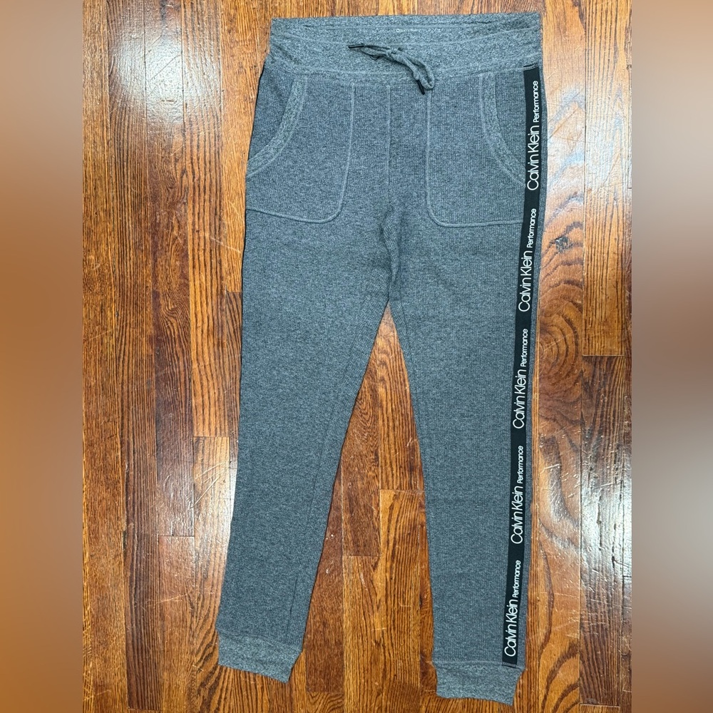 Calvin Klein Gray Sweatpants Stretch Fit Joggers
